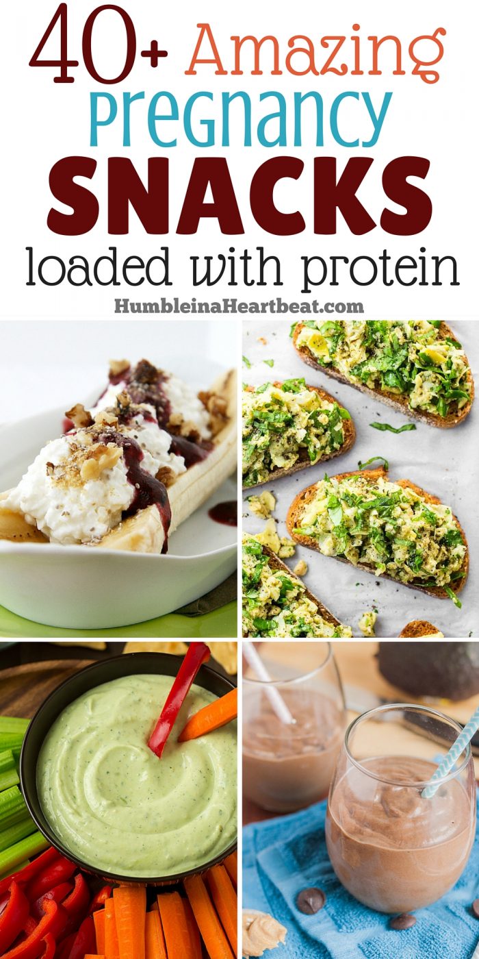 40+ Amazing Pregnancy Snacks with Tons of Protein | Humble in a Heartbeat