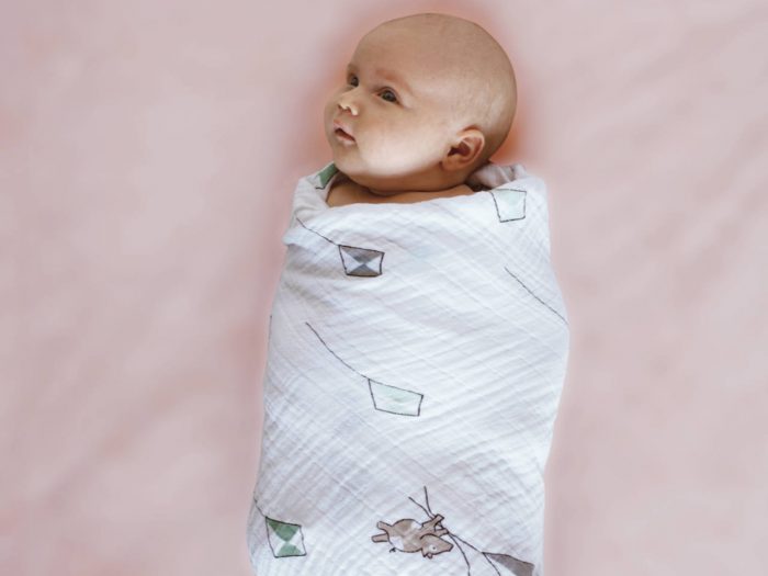 How to swaddle your baby: Step-by-step instructions.