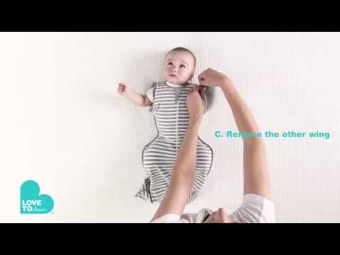 Love To Swaddle UP 50/50 Transition Swaddle Demo Video – YouTube
