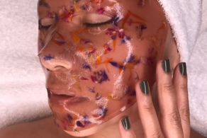 Tulura Creates Custom Wildflower Petal Face Mask Facial | Teen Vogue