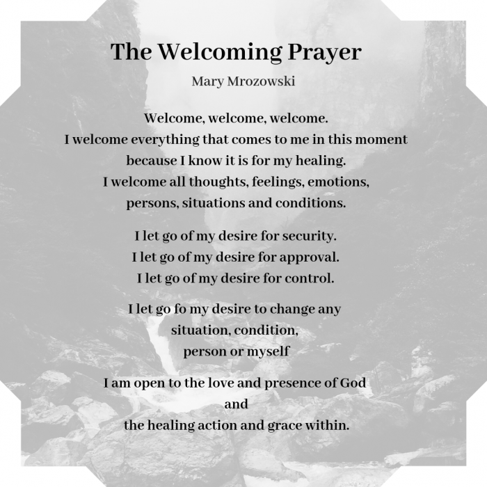 The Welcoming Prayer